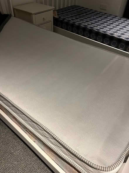 Photo of free White Headboard and single bed (Dunmore East) #2