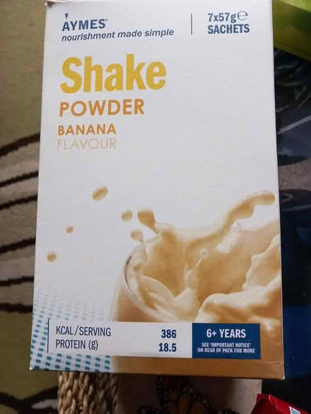 Photo of free Aymes powder shakes 6 boxes (Trowbridge hilperton BA14 7) #1