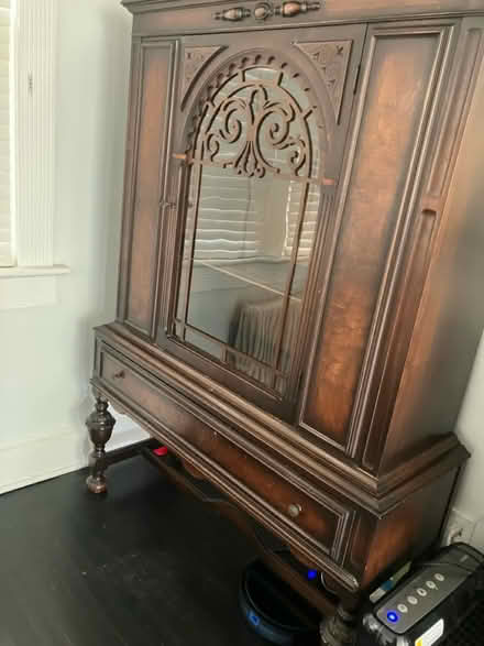 Photo of free Beautiful antique china cabinet (Manor Park, Washington DC) #1