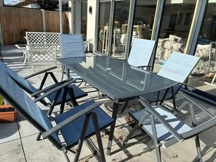 Photo of free Table and six folding chairs (L23) #1
