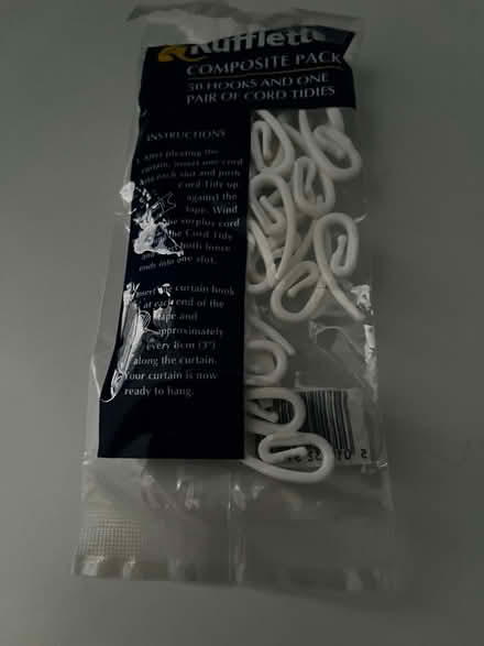 Photo of free Rufflette Curtain Hooks (Woodford IG8) #2