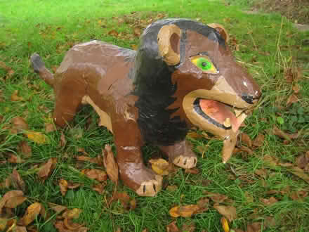Photo of free SCAR THE LION in papier maché (Longley Green WR13) #1
