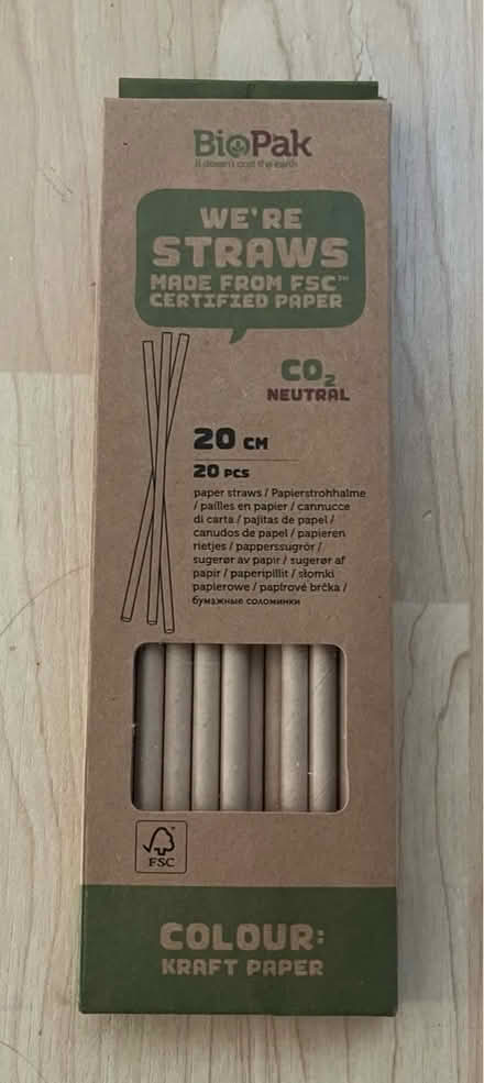 Photo of free Paper straws (Woodstock) #2