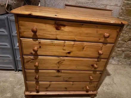 Photo of free Pine chest of drawers (Bloxham OX15) #1