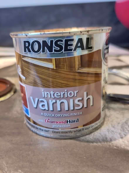 Photo of free Small tin of Teak Satin Interior varnish (Berkhamsted HP4) #3