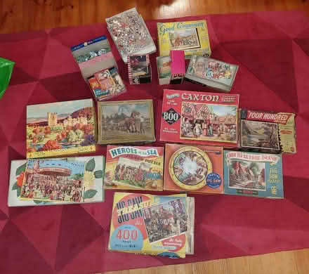 Photo of free Collection of 'vintage' jigsaws (Brantham CO11) #1