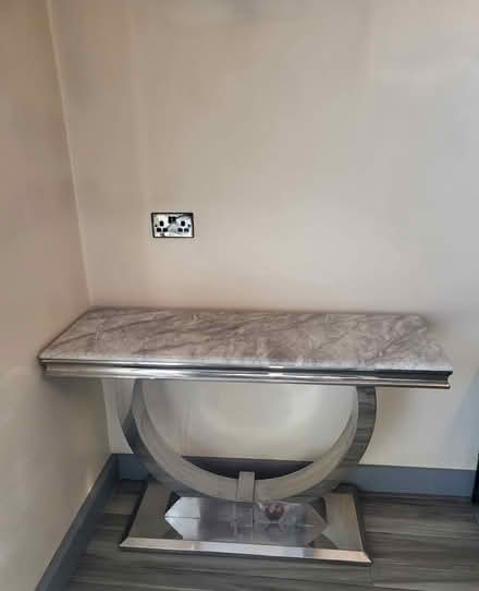 Photo of free Marble top console unit (Ovenden HX3) #1