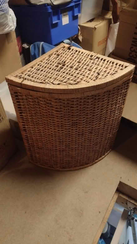 Photo of free Washing Bin/Basket. Cotton Lined (Fovant. SP3) #1