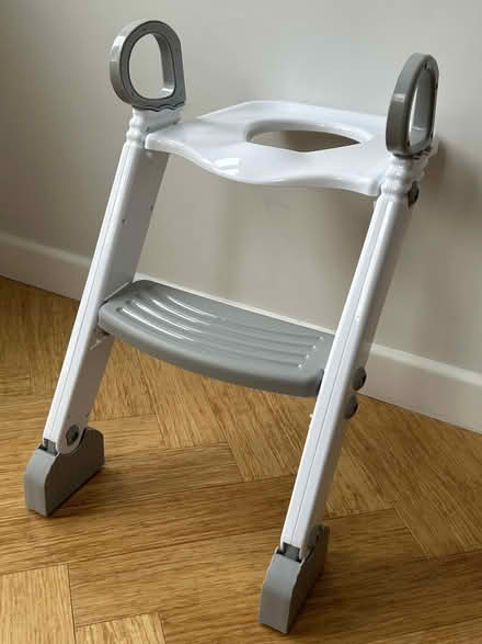 Photo of free Dreambaby Potty Toilet Trainer Seat w/ladder, Grey, Like New (Lodge Moor S10) #1