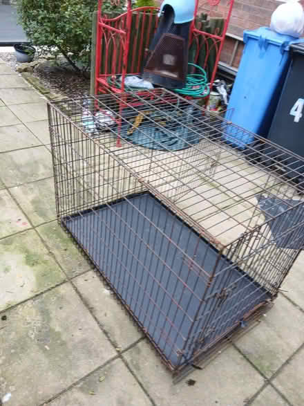 Photo of free Large Dog Cage (Halewood L26) #4