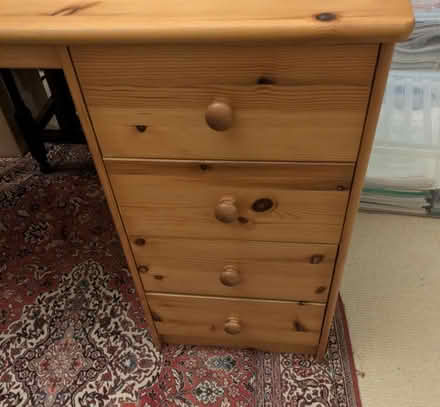Photo of free Pine desk (Teddington TW11) #4