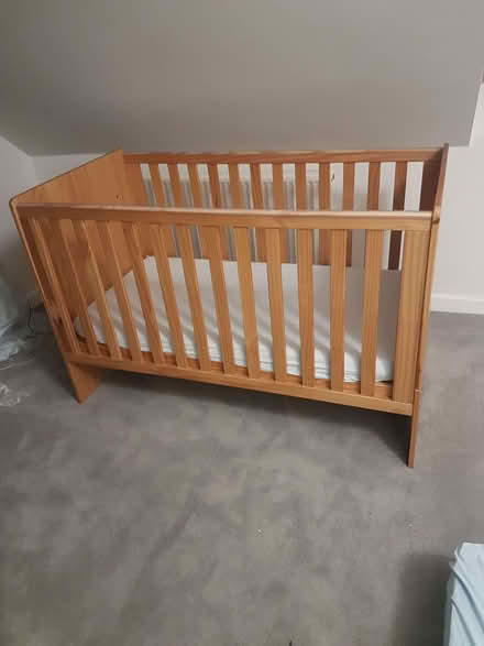 Photo of free Child's cot bed with mattress (Knebworth SG3) #2