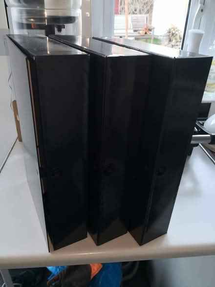 Photo of free 3 x A4 Lever Arch Folders/Boxes (CT10) #2