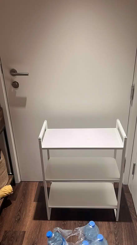 Photo of free Small white metal shelves (SE1) #1