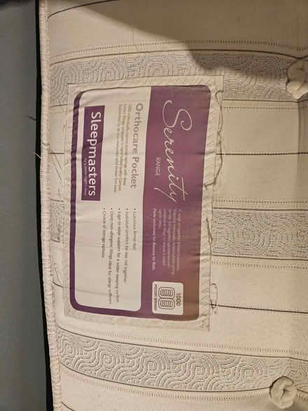 Photo of free Double bed - base and mattress (Baildon BD17) #3