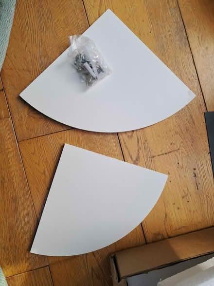 Photo of free 2 new floating corner shelves (OX25, Weston on the green) #1