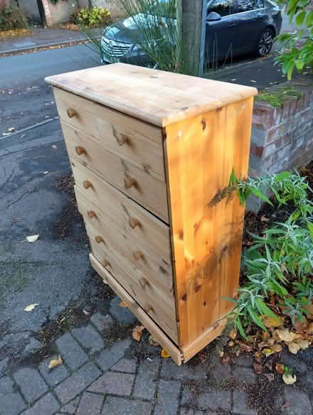 Photo of free Pine chest of drawers (Golden Triangle NR2) #2