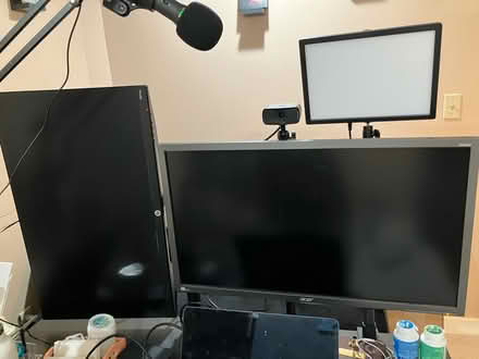 Photo of free Two monitors and mounting arm (Pittsburgh) #2