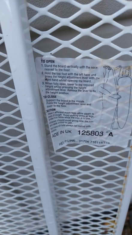 Photo of free Old ironing board (Waterlooville PO7) #4