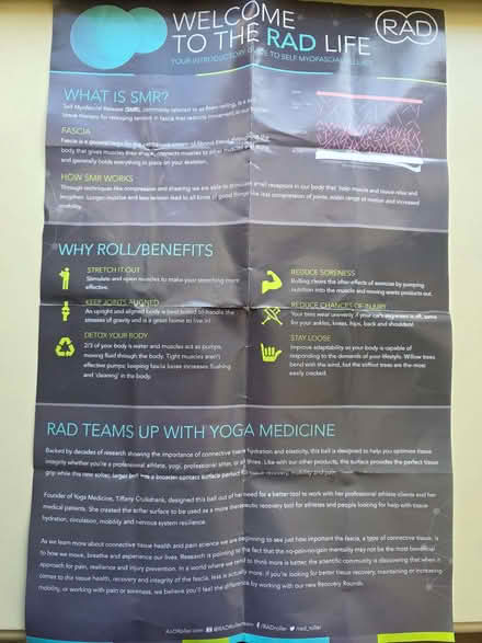 Photo of free Two SMR foam rolling balls for pilates, yoga (Skipton BD23) #2