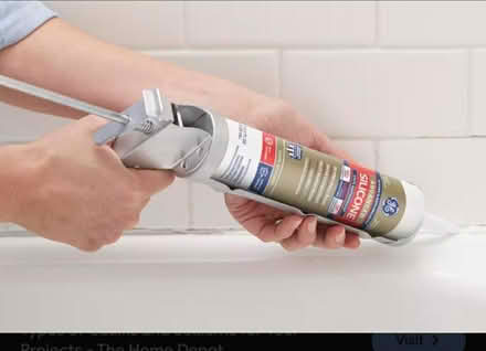 Photo of TINY BIT of sealant caulk remnant (Parkstone, Poole, BH14) #1