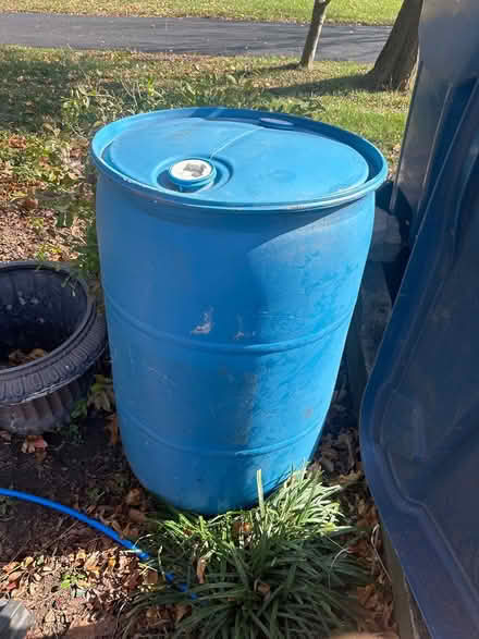 Photo of free 50 gallon plastic drum (Chalfont) #2