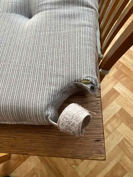 Photo of free Ikea Justina chair cushion pads x 4 (Barnes SW13) #3