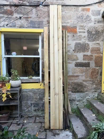 Photo of free 4 Rough Sawn & Treated Fence Posts (Edinburgh, Broughton, EH3) #1