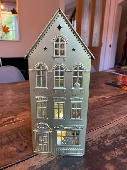 Photo of free Light up tin Xmas house (Colwall Stone WR13) #2