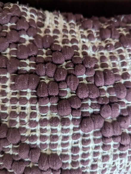 Photo of free 2 half cushions burgundy and natiral (Grangeway area NN10) #3