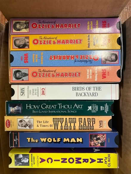 Photo of free Lot of 9 VHS Tapes (Crownsville/Gambrills/Crofton) #1