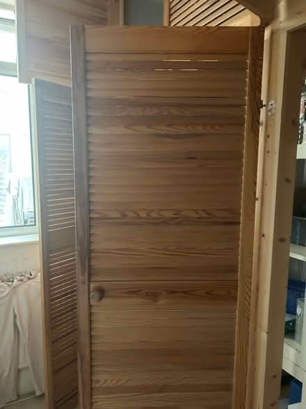 Photo of free Fitted wooden louvre doors (Maryland E15) #4