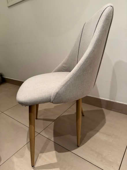 Photo of free Grey fabric chair (Roath Lake CF23) #3