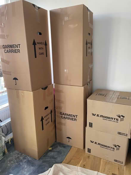 Photo of free 5 wardrobe boxes (Earls Court SW5) #1