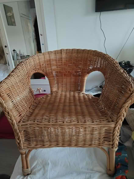 Photo of free Small wicker kids chair (Cheadle Hulme SK8) #1