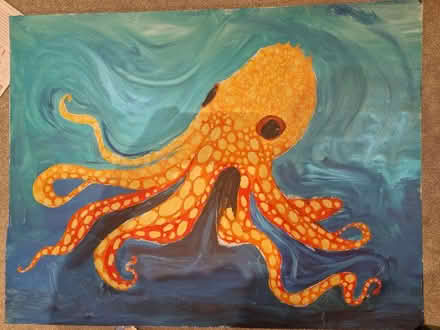 Photo of free Large painting of an octopus (Broxbourne EN10) #1