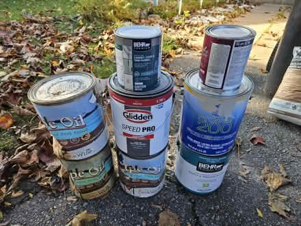 Photo of free Asorted indoor/outdoor paint (Winston ch) #1