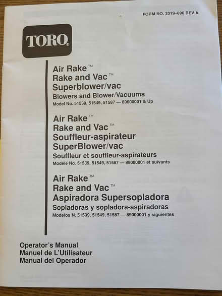 Photo of free Toro leaf blower/vacuum (Methuen, MA) #3