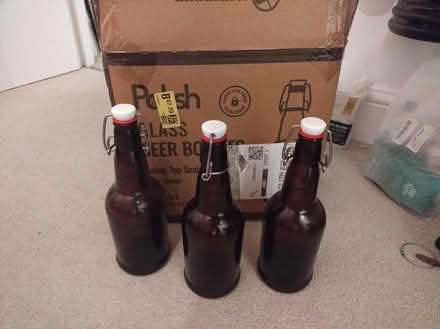 Photo of free Amber swing top bottles (Chingford E4) #1