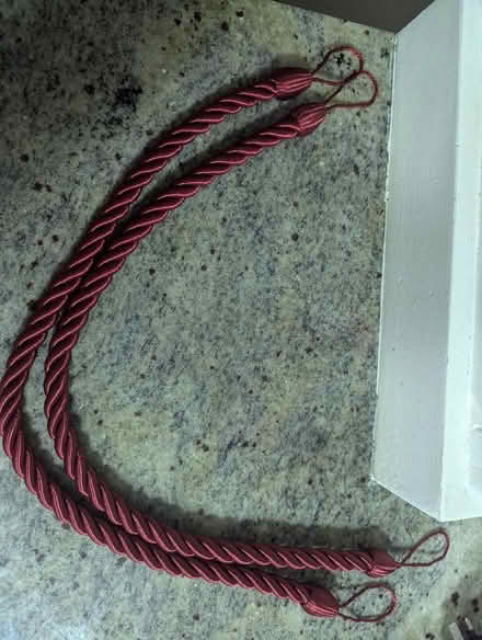 Photo of free Burgundy red tie backs (Grangeway area NN10) #4
