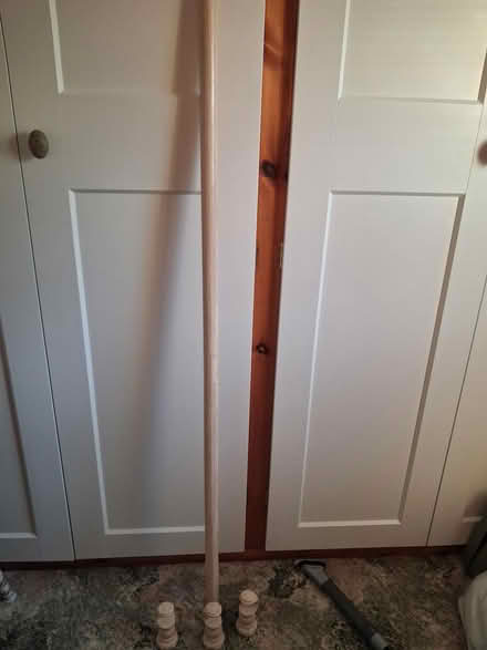 Photo of free Cream wooden curtain pole (Normanton Derby) #1