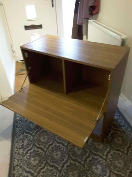 Photo of free teak coloured hi fi/storage unit (The Rock TF3) #3