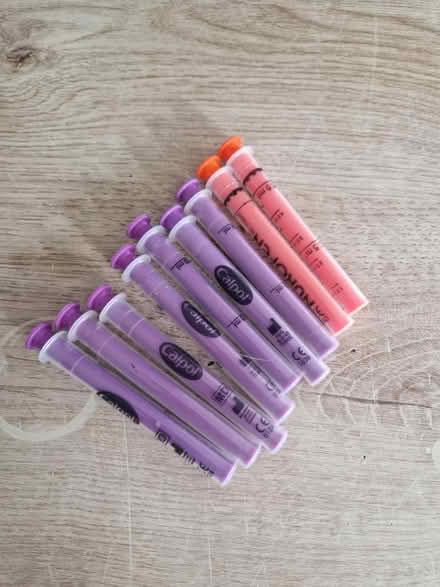 Photo of free 9 children's medicine syringes (Welwyn Garden AL7) #1