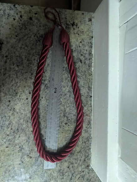 Photo of free Burgundy red tie backs (Grangeway area NN10) #2