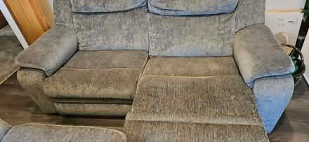 Photo of free 2 Double Recliner Sofas. Grey (Thornton FY5) #2