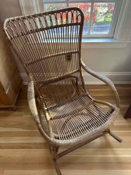 Photo of free Rattan rocking chair (Harvard MA) #1