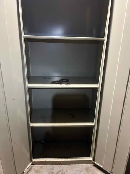 Photo of free Sandusky steel cabinet (Flemington) #2