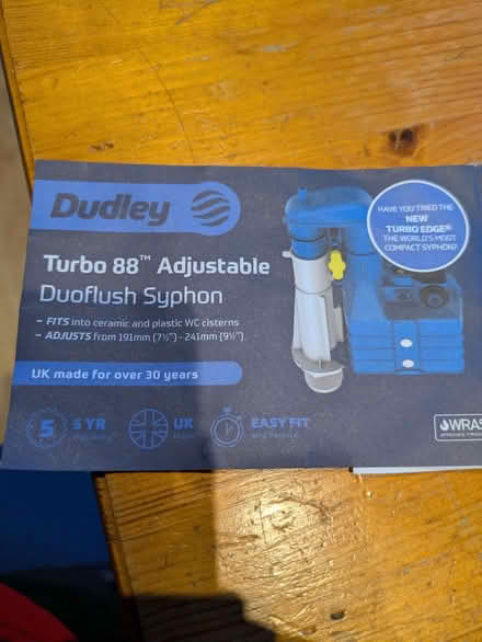 Photo of free White toilet and cistern - new unused (Burnham SL1) #2