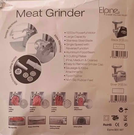 Photo of free Electric meat mincer (Finchampstead RG40) #2