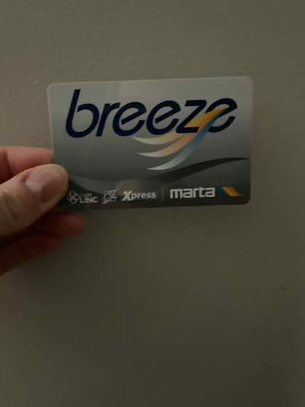 Photo of free Atlanta public transit card (Malden Center) #1